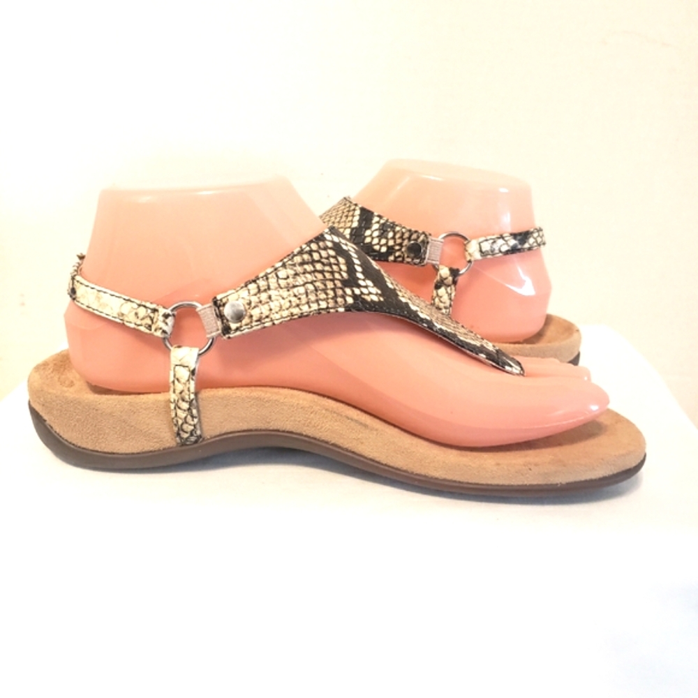 Vionic Sandals Python Snake Print Size 7 Lightwei… - image 5